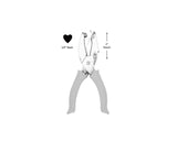 Bira 2 Inch Reach Hand Punch Craft Punch For Paper Crafting Scrapbooking Cards Arts (1/4 Heart)