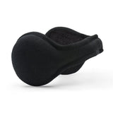 180s Mens Aztec SweaterKnit Fleece BehindTheHead Ear Warmer (Aztec SweaterKnit, Black)