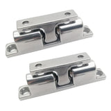 Solid Stainless Steel Cabinet Door Catch,glrovazas 2Pcs Cabinet Latch Roller Catch Furniture Cabinet Door Dual Ball Tension Latc