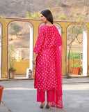 Gosriki Women'S Rayon Blend Straight Printed Kurta With Pant & Dupatta (Stree Pink-Gs_Xxl_Pink_Xx-Large),Pink,2,B0DGL5YD4J