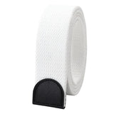 Fierre Shann Buckleless Thickened Canvas Belt For Men | Long Adjustable Waist Belt For Jeans