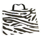 Panda Legends Zebra Pattern - 50 Pcs Plastic Boutique Bags Retail Store Shopping Bags Gift Bag