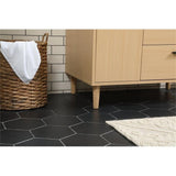 Elegant Decor Baldwin 36 Solid Wood And Mdf Bathroom Vanity In Maple