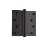 Grandeur Hardware 819991 4 Button Tip Residential Hinge with Square Corners in Timeless Bronze, 4 x 4