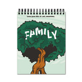 Plan To Gift Family Tree Spiral Wiro Diary Notebook Journal Drawing Book Blank Unruled Pages Potrait A4 (Size 8X11)