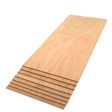 The Hardwood Edge Cherry Hardwood Planks - 8-Pack Cherry Craft Wood for Unfinished Wood Crafts - 1/8 (3mm) 100% Pure Hardwood - 