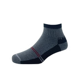 Peter England Cotton Ankle Length MenS Stripe Pattern Regular Socks Anthra Melange, Grey