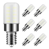 Gaormii E12 LED Bulb 3W Equivalent to 25W C7 Replacement Bulbs Frosted Type B Candelabra Base 120V Daylight White 6000K for Chan