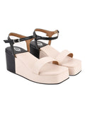 Shoetopia Stylish Solid Cream Platform Heels For Women & Girls /Uk4,Cream,4,B0C6TXYXCD