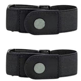 Carl Vinson Pack Of 2 Side Lazy Elastic Belt For Women Adjustable AllMatch Waist Belts