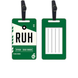 Nutcase Designer Luggage Travel Baggage Tags Set Of 2 With Name Card Inside Riyadh Saudi Arabia