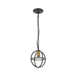 Living District Indoor Modern Home Decorative Bright Ceiling Octavia 1 Light Brass And Dark Brown Pendant