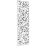 17 3/8W x 44 3/8H x 3/8T Ortonville Decorative Fretwork Wall Panels in Architectural Grade PVC