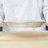 -Royal Industries Pie Pan, 11 Inside Diameter, 1 1/4 Deep, Aluminum, 21 Guage, Commercial Grade