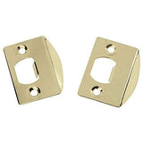 BELWITH PRODUCTS LLC Belwith Products 1065 Lip Strike, Full, 2Pack, Polished Brass