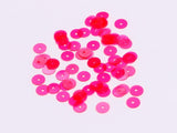 The Design Cart Pink Centre Hole Circular Plastic Sequins, 250 Grams, 0.7 cm Sequins for Embroidery Work, Jewellery Making, Desi