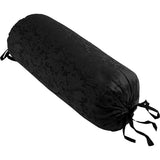 Hugger Mugger Silk Yoga Neck Pillow - Black - Organic Buckwheat Hull Filling, Comfortable Neck Support, Can be Chilled in Freeze