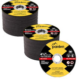 panlen Cut Off Wheels 100 Pack 4 1/2 inch Thin Metal & Stainless Steel Cutting Discs, 4.5 Value-Durable Cut-Off Blades for Angle