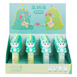 SID MAGIC Pack of 2 Cute Dino Character Glue Sticks | Random Designs | NonToxic, Washable, High Viscosity | Fun Cartoon Top | F