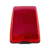 Calandis Pocket Card Holder Waterproof Casual Durable Aluminum Wallet Cards Organizer Red | Wallets | Mens Accessories