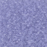 Miyuki Delica 11/0 Cylinder Seed Beads - Tr Pale Amethyst - DB1407 5 Grams