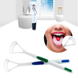 Tongue Cleaner Brush Scraper, Set Of 2 Pcs(Multi Colour)