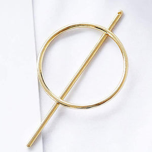 Dreamyn Round Hair Clips Hollow Circle Hair Barrettes Fashion Geometric Hairpins Minimalist Hair Accessories Hair Jewelry for Wo