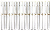 Uni-Ball Signo Broad Point Gel Impact Pen White Ink, 3 pens per Pack (japan import) [Komainu-Dou Original Package] (5, DESIGN 1)