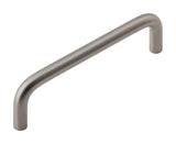 Satin Nickel Wire Pull Solid Handle Cabinet Drawer Hardware Hole Centers 3-3/4(96mm), 25 Pack