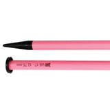 Susan Bates 14Inch Luxite Single Point Knitting Needle, 12.75mm, Pink/Black