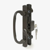 Wynn Hardware 8.5 Legacy Sliding Patio Glass Door Offset Latch Bronze Handle Set with Keys - Sash Controls 2265 Keyed Lock - Fit