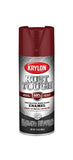 Krylon K09221007 'Rust Tough' Burgundy Rust Preventive Enamel - 12 oz. Aerosol