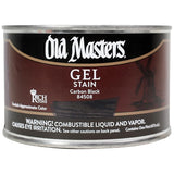 12-Pack of 1 pt Old Masters 84508 Old Masters Carbon Black Oil-Based Gel Stain