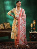 Libas Women'S Silk Blend Printed Kurta Set (49141_Off White