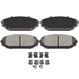 ECCPP D793-7663 4pcs Front Ceramic Disc Brake Pad Set Fit For Acura MDX 2001-2002,For Honda Odyssey 1999-2004