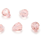 50pcs Adabele Austrian 12mm Faceted Teardrop Crystal Beads Light Padparadscha Pink Compatible with 5500 Swarovski Crystals Preci
