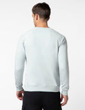 FYLTR Men's Casual Raglan Sleeve Sweatshirt with Pocket Detail - Full Sleeve | Rib Hem & Cuff | Casual Winterwear for Men,Crystal Clear