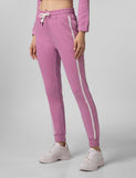 Fyltr Women'S Joggers With Side Tape Detailing - Elasticated Waistband | Contrast Drwacord | Elastic Hem,Cotton Candy Blush,Cotton Candy Blush,34