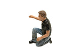 American Diorama 23915 Biker Motorman Figure For 1-24 Scale Models