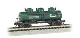 Bachmann Industries 3 Dome Tank Chemcell Car, N Scale