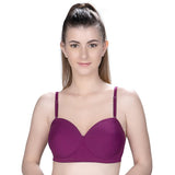 Trylo Riza Bareneck 34 Megenta B - Cup,MEGENTA,34,B09GNHDDTZ