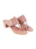 Shoetopia Women'S Flat Sandal,Peach,5,B0CSN5YVF3