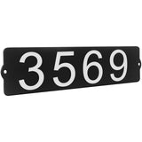 Bmakre House Numbers for Outside, Metal Address Numbers for House, Waterproof, Horizontal & Vertical Mounted Address Signs for H