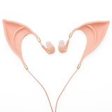 JINSERTA Elf Earbuds Headphones in-Ear Headphones Hands-Free Headset with Mic for iPhone/iPad Android/Computer Cosplay Headset