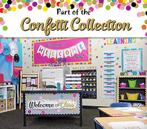 Confetti Pennants Welcome Bulletin Board