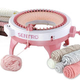 Eritin Sentro Knitting Machine, 48 Needles Knitting Loom Machine With Row Counter, Knitting Board Rotating Double Knit Loom Mach