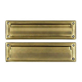 Deltana MS212U5 13 1/8Inch Mail Slot with Solid Brass Interior Flap