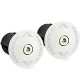 Marque Alloy Enz Handle Bar End Plugs - 2PCS per set (White)