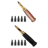 Ujeavette Leather Belt Hole Puncher Kit For Sewing Leather Accessory Rotary Punch Tool Brown|Stamp Puncher Punching Machine Hole