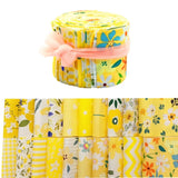 40pcs Fat Quarter BundlesCotton Jelly Roll Easter Fabric Strips for Quilting Crafting Precut Patchwork for Sewing DIY Crafts(Ora